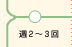 週2～3回