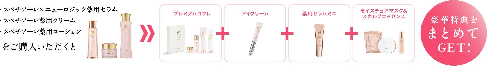 豪華特典をまとめてGET!